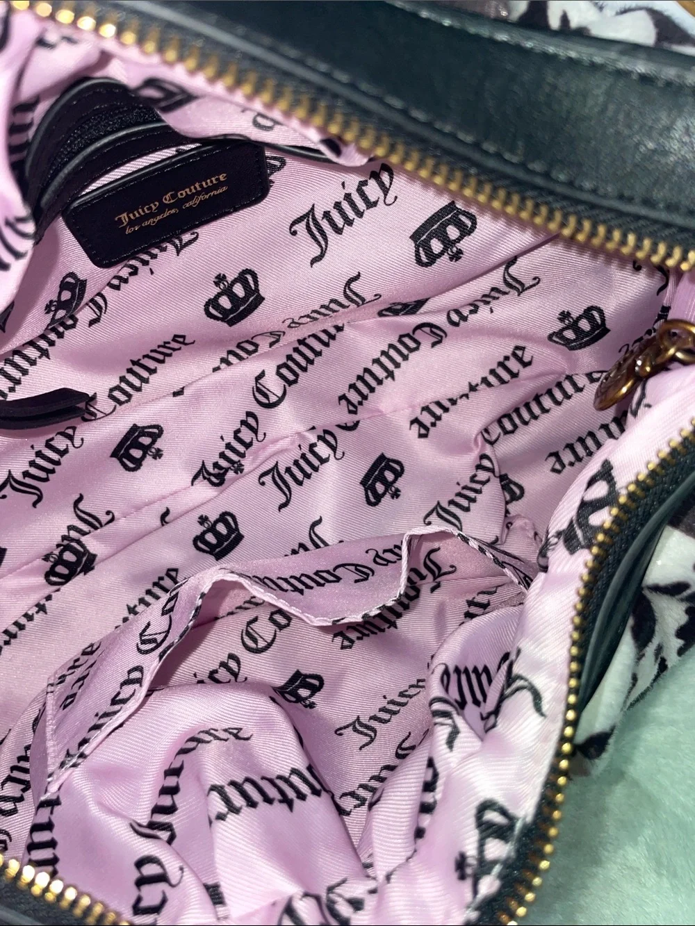 NWT Juicy Couture ‘Juicy Romance’ Cow Hobo